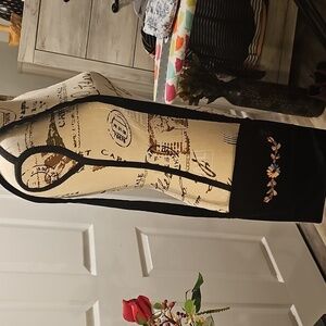 Classy Black Velvet Shoulder/Cross Body Bag with Inticate Floral Embroidery